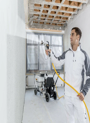 Безвоздушная механизированная покраска